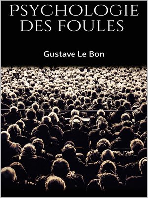 cover image of Psychologie des foules